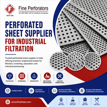 New Delhi, Heavy Equipment, INR 20000,  Perforated Sheet Supplier For Industrial Filtration