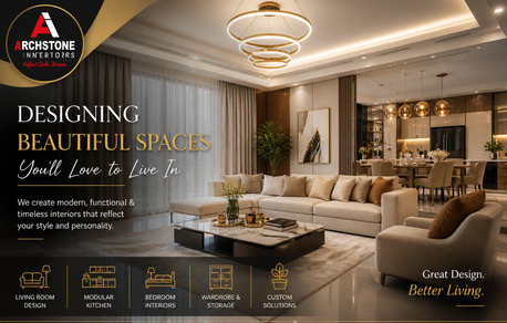Greater Noida, Interior Design, Discover Elegant Living Spaces With Archstone Interiors In Greater Noida