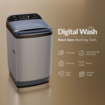 Mumbai, Electronics, INR 25550,  Buy 10kg Automatic Washing Machine From Akai For Large Families