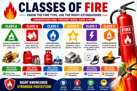 Mumbai, Materials, Complete Guide To Fire Classes &ndash; Understand Fire Hazards And Fire Safety Solutions