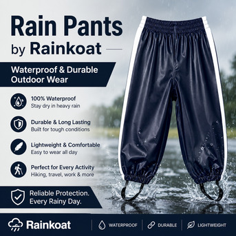 Brisbane, Clothing & Accessories, Rain Pants By Rainkoat &ndash; Waterproof & Durable Outdoor Wear