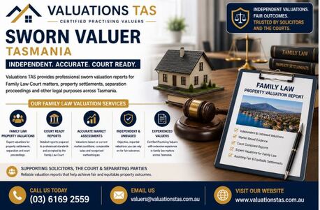 Sydney, Real Estate, Sworn Valuer Tasmania &ndash; Independent Family Law Court Property Valuations