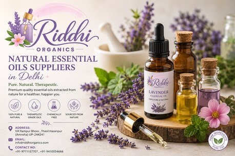 Lucknow, Health & Beauty Items, Natural Essential Oils Suppliers In Delhi - Riddhi Organics