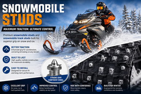 New York, Business, Snowmobile Studs For Enhanced Winter Trail Control