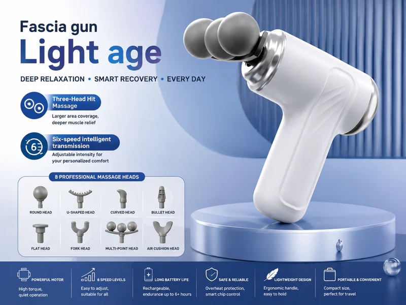 Riyadh, Health & Beauty Items, SAR 77,  Light Age Fascia Massage Gun