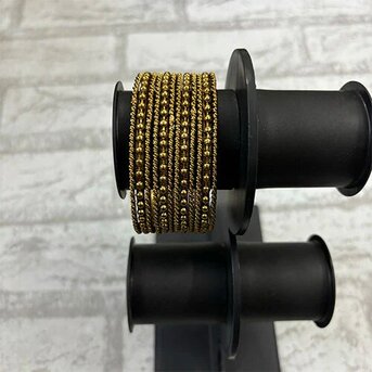 Madurai, Jewelry, INR 90,  Traditional Gold-Look Plain Bangles Set | Ray Aari Shop