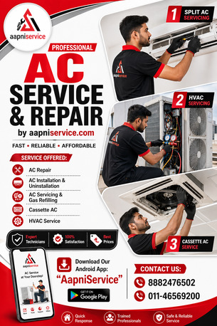 Dwarka, Air Conditioning, AC Service By Aapni Service: Reliable Cooling Solutions At Your Doorstep