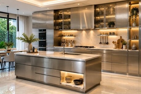 New Delhi, Materials, Stainless Steel Kitchens By AMEDEO