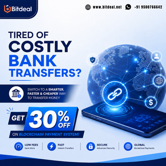Dubai, Business, Tired Of Costly Bank Transfers? Get 30% OFF On Blockchain Payment System!