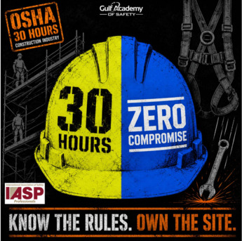 Sharjah, Lessons Offered, OSHA 30 Construction Industry | Gulf Academy Safety