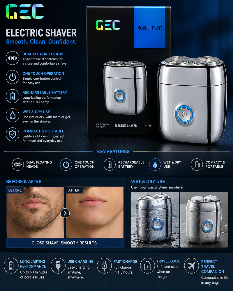 Riyadh, Health & Beauty Items, SAR 78,  Mini Men Electric Shaver