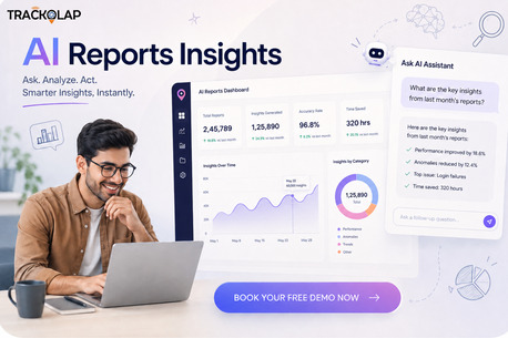 Noida, Computer, Boost Business Performance With AI Reports & Insights | TrackOlap