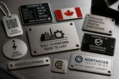 Calgary, Business, Precision Made Nameplates To Keep Your Assets Organized