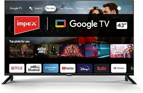 Riyadh, Electronics, SAR 600,  Impex 43 Inch  Google Qled Tv For Sale, Brand New