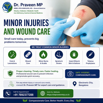 Bangalore, Health, Minor Injuries And Wound Care: Why Prompt Treatment Matters