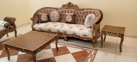 Al Safa, Furniture, SAR 2000,  Turkish Style Sofa Set With Table Set For Sale