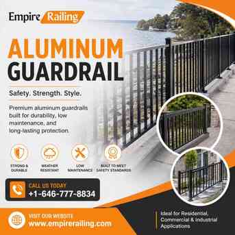 New York, Electrical & Plumbing, Aluminum Guardrail Solutions For Safety