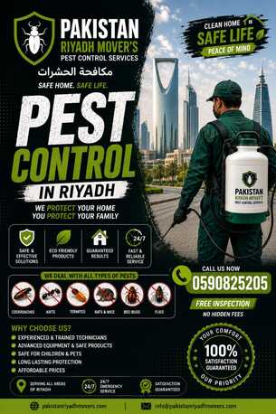 Riyadh, Pest Control, PAK RIYADH MOVERS PESTCONTROL 🪳 SERVICE AND CLEANING AVAILABLE FOR BEST