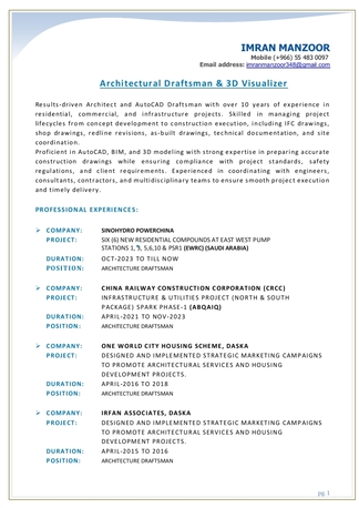 Jubail, Job Seekers, I
