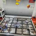 SAR 150,  Gas Oven 5 Burners For Sale Egyptian Steele Console فرن غاز ٥ شعلا للبيع استانلس ستي