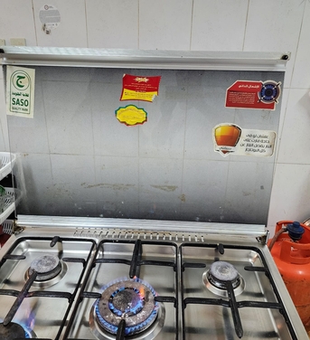 Khobar, Appliances, SAR 150,  Gas Oven 5 Burners For Sale Egyptian Steele Console فرن غاز ٥ شعلا للبيع استانلس ستي