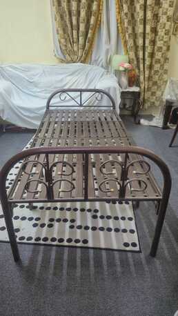 Mushrefah, Furniture, SAR 200,  Foldable Steel Single Bed And Mattress For Sale