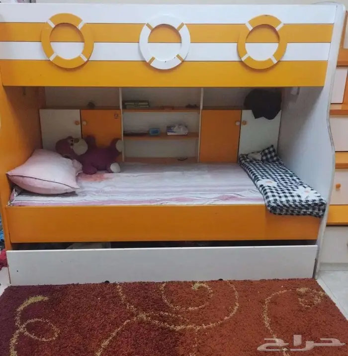 Akrabia, Furniture, SAR 1200,  Kids Bed Room Includes Bunk Bed And Slide