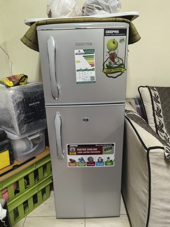 Al Iskan, Appliances, SAR 450,  Refrigerator Geepas  Almost New 132 Ltr.
