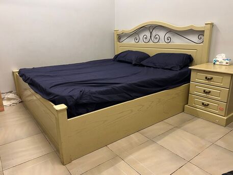 Al Shemaysi, Furniture, SAR 100,  Bed Frame With One Side Table