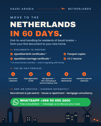 Riyadh, Immigration, Immigrate To Netherlands With Family