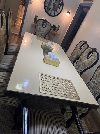 Riyadh, Furniture, SAR 1200,  Dining Table With 8 Chairs For Sale
