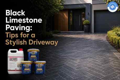 London, Farm & Garden, Black Limestone Paving By East Yorkshire Stone