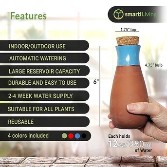New York, Farm & Garden, USD 39,  SmartiLiving Plant Watering Globes | Easy Self Watering For Healthy Plants