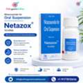 Netazox Oral Suspension (Nitazoxanide) | Antiparasitic Medicine For Intestinal Infections