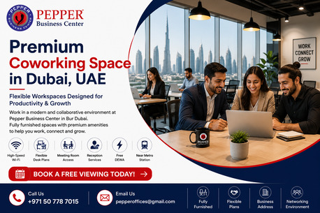 Bur Dubai, Real Estate, Premium Coworking Space In Dubai, UAE | Pepper Business Center