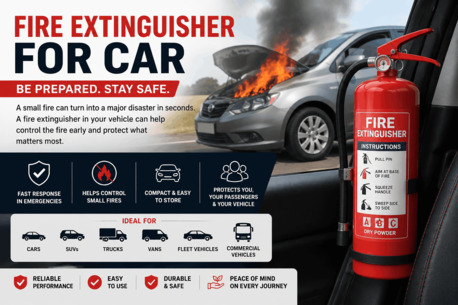 Mumbai, Materials, Why A Fire Extinguisher For Car Is A Must-Have Safety Device For Modern Vehicles