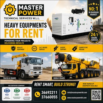 Manama, Machinery, BHD 200,  HIAB 10TON AND GENERATOR FOR RENTAL STARTING 20kva