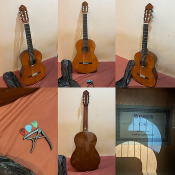 Jeddah, Musical Instruments, SAR 350,  Yamaha C40 Classical Guitar For Sale