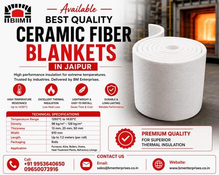 Jaipur, Materials, INR 1200,  Available Best Quality Ceramic Fiber Blankets In Jaipur