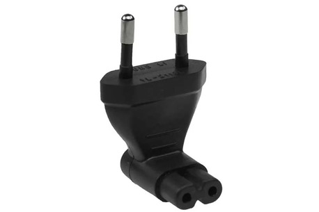 New York, Electronics, USD 3,  Buy C7 To European CEE7 Angled Power Plug Adapter | SF Cable