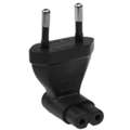 USD 3,  Buy C7 To European CEE7 Angled Power Plug Adapter | SF Cable