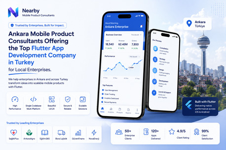 Ankara, Software, TRY 10000,  Ankara Mobile Product Consultants Offering The Top Flutter App Development Company In Turk