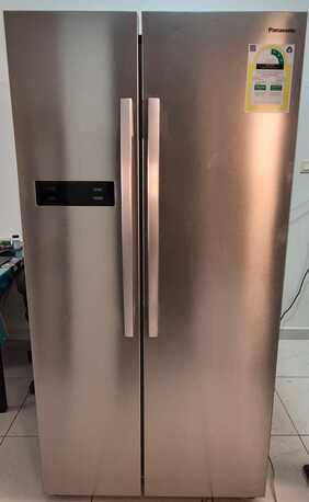 Riyadh, Appliances, SAR 950,  For Sale: Panasonic Side-by-Side Refrigerator &ndash; 18 Cu. Ft.