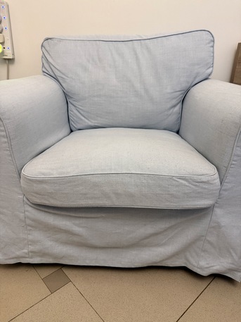 Riyadh, Furniture, SAR 1500,  Ikea EKTORP 2-Seat Sofa + 1-Seat Sofa