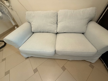 Riyadh, Furniture, SAR 1500,  Ikea EKTORP 2-Seat Sofa + 1-Seat Sofa