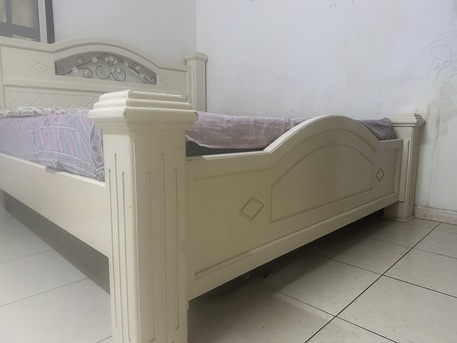 Jubail, Household Items, SAR 650,  I Want To Sell My Super King Size Cot (7 Feet Width & 7.5feet Length) With Bed.