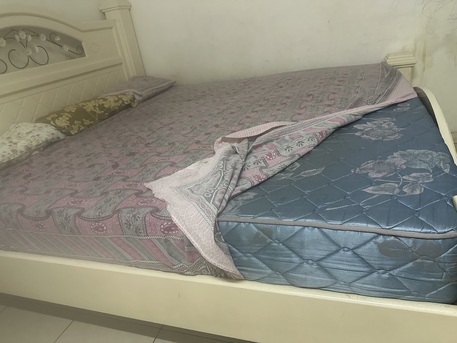 Jubail, Household Items, SAR 650,  I Want To Sell My Super King Size Cot (7 Feet Width & 7.5feet Length) With Bed.