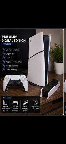 Al Yasmin, Electronics, SAR 2200,  PS5 Slim Digital Edition Bundle &ndash; Like New