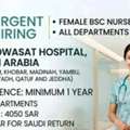 Urgently Required B.S.C And G.N.M.Nurses For SAUDI ARABIA