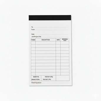 Kolkata, Printing, Cost Estimate Book (Custom & Monochromatic)